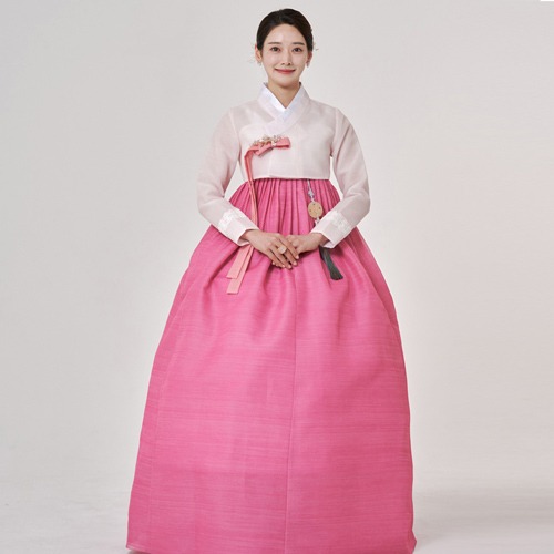民韩服535号高级婚庆女性婚礼宾客成人女性端庄的传统定制韩服