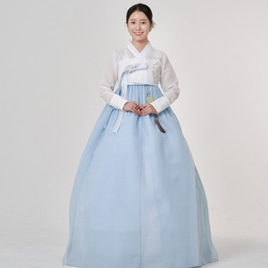 民韩服509号高级婚庆女性婚礼宾客成人女性端庄的传统定制韩服