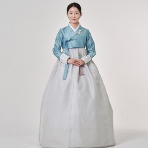 民韩服510号高级婚庆女性婚礼宾客成人女性端庄的传统定制韩服