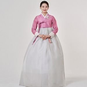 民韩服540号高级婚庆女性婚礼宾客成人女性端庄的传统定制韩服
